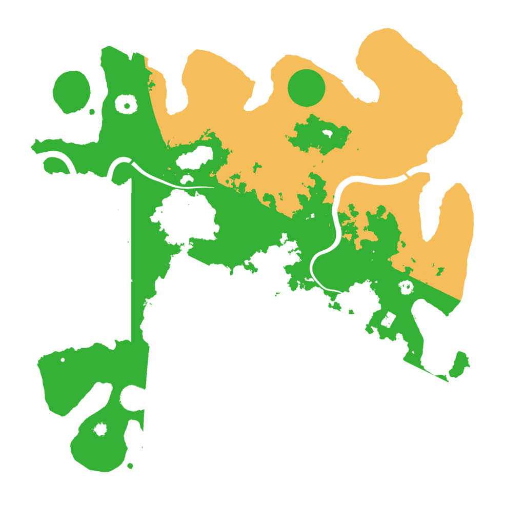 Biome Rust Map: Procedural Map, Size: 3700, Seed: 1839402141