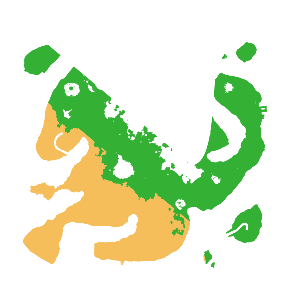 Biome Rust Map: Procedural Map, Size: 3000, Seed: 2100965992