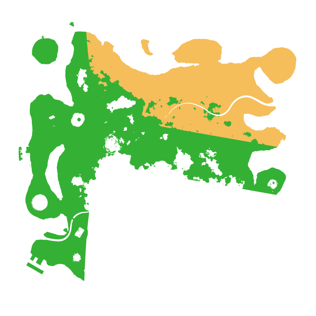 Biome Rust Map: Procedural Map, Size: 3500, Seed: 280791898