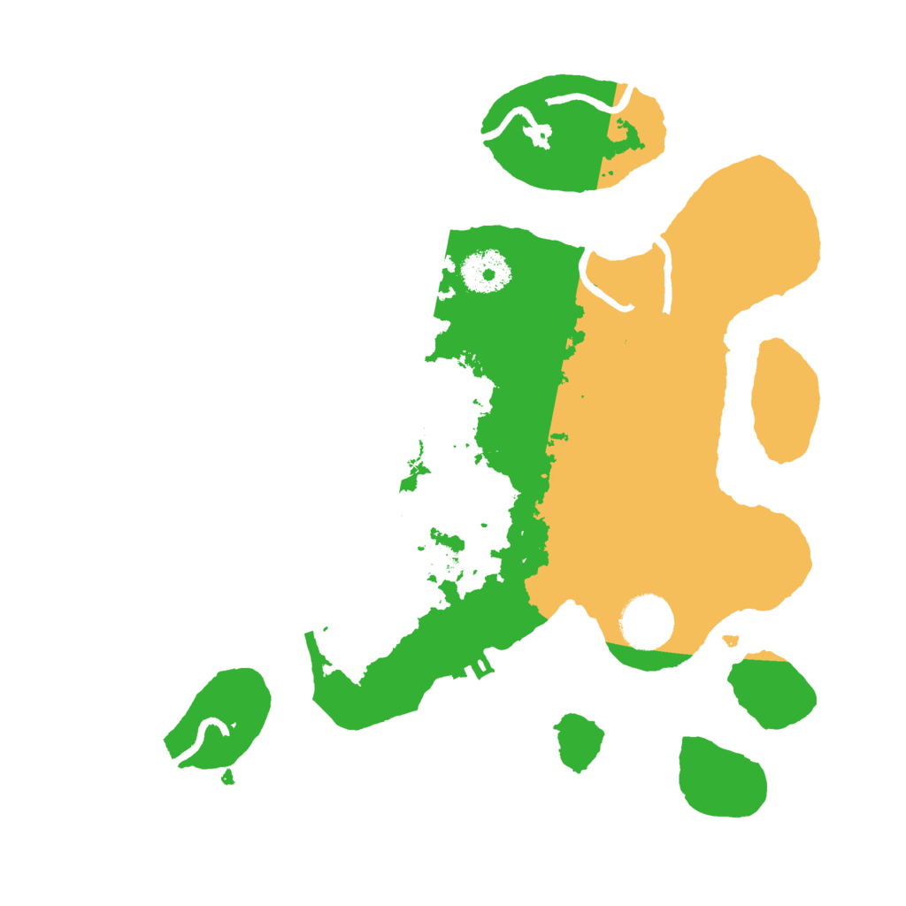 Biome Rust Map: Procedural Map, Size: 3000, Seed: 1038689617