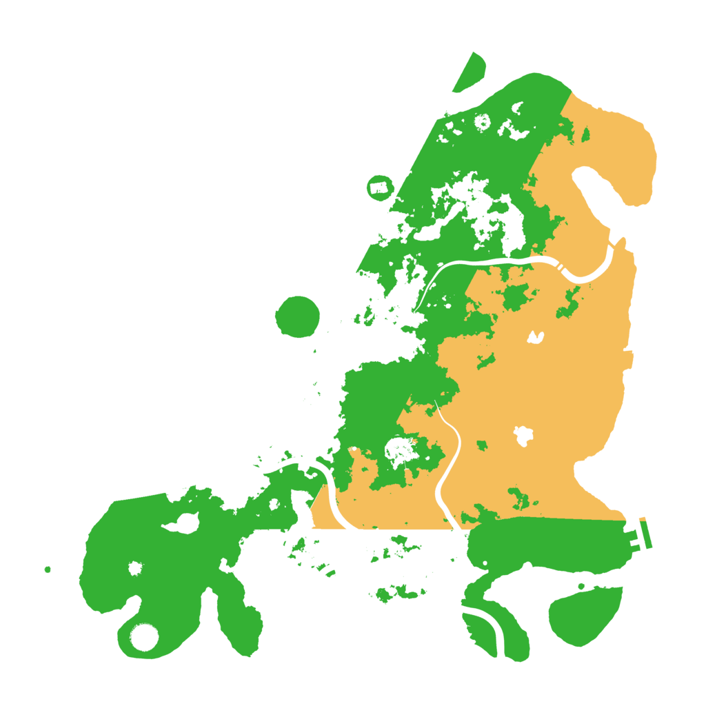 Biome Rust Map: Procedural Map, Size: 4500, Seed: 1371178260