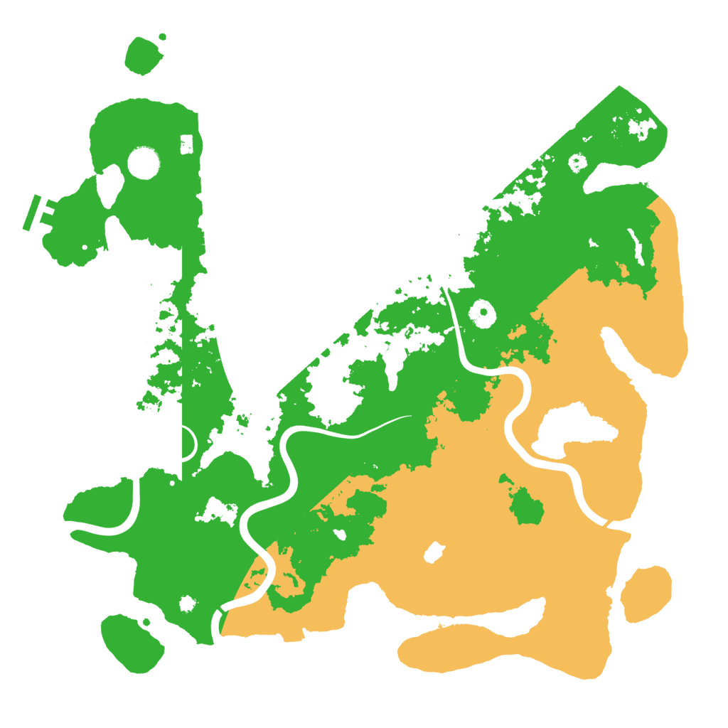 Biome Rust Map: Procedural Map, Size: 4000, Seed: 1749430811