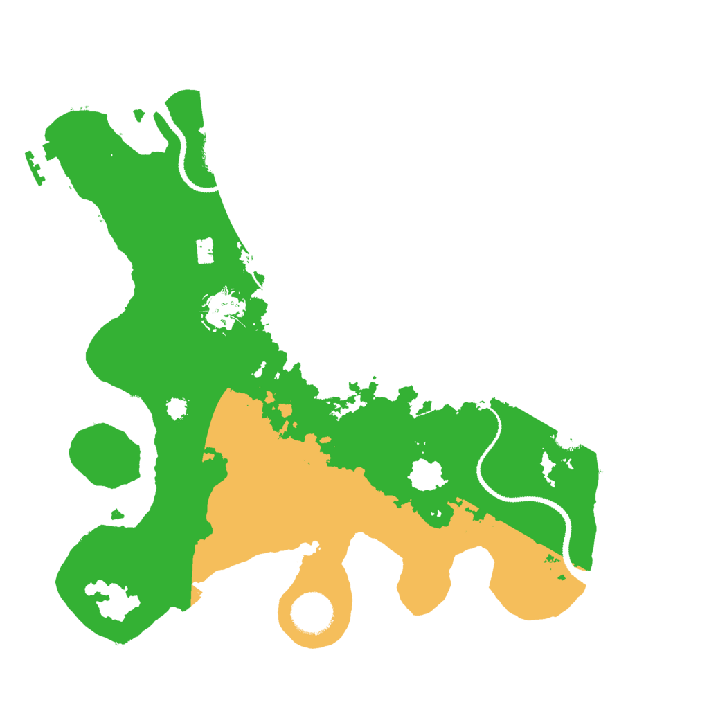 Biome Rust Map: Procedural Map, Size: 3000, Seed: 1016961995