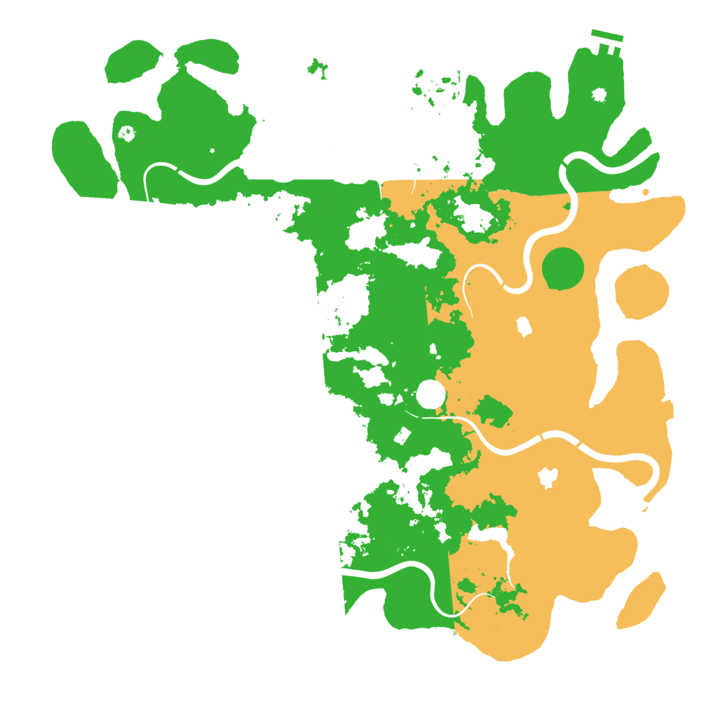 Biome Rust Map: Procedural Map, Size: 4500, Seed: 1153697804