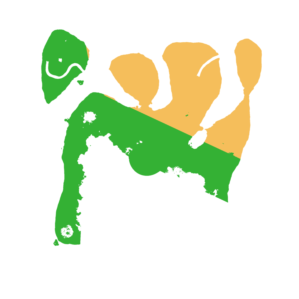 Biome Rust Map: Procedural Map, Size: 2500, Seed: 600848050