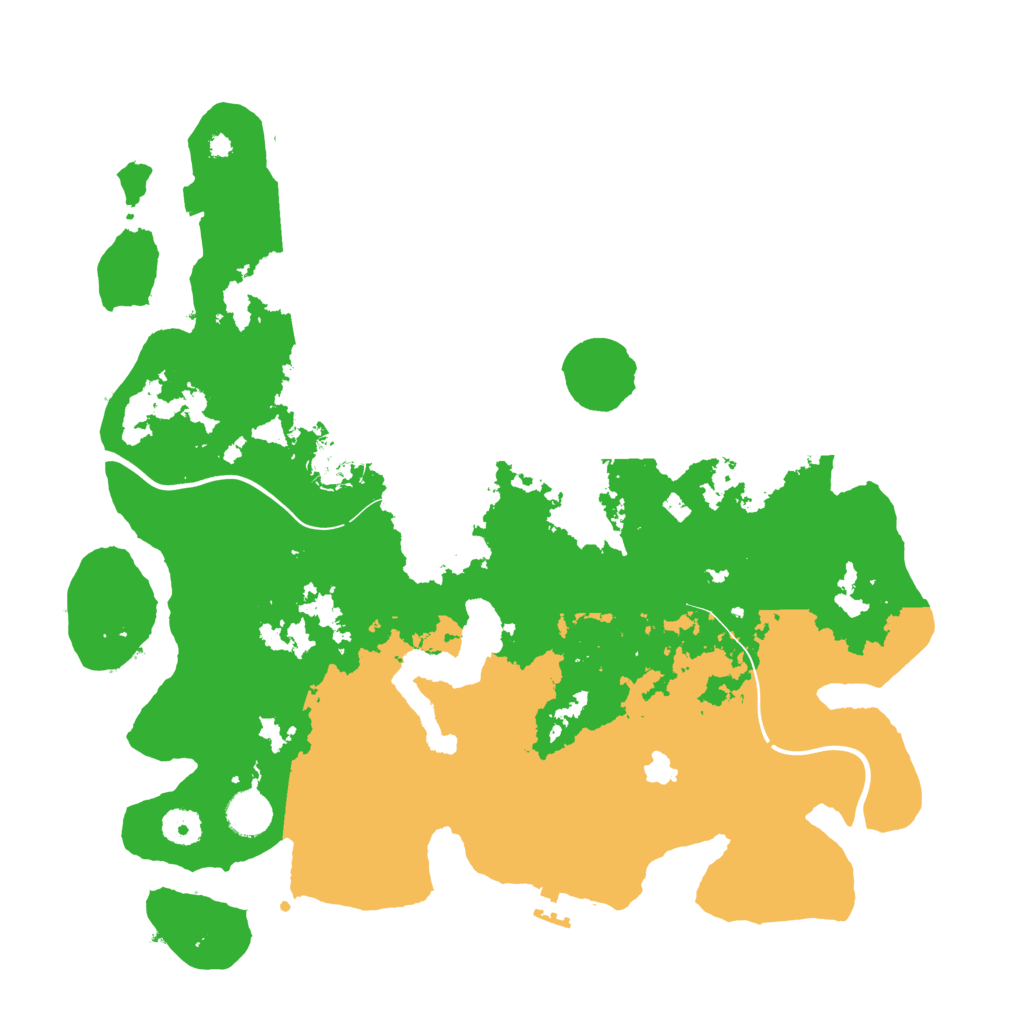Biome Rust Map: Procedural Map, Size: 4000, Seed: 19574
