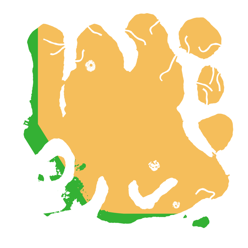 Biome Rust Map: Procedural Map, Size: 3500, Seed: 367288898