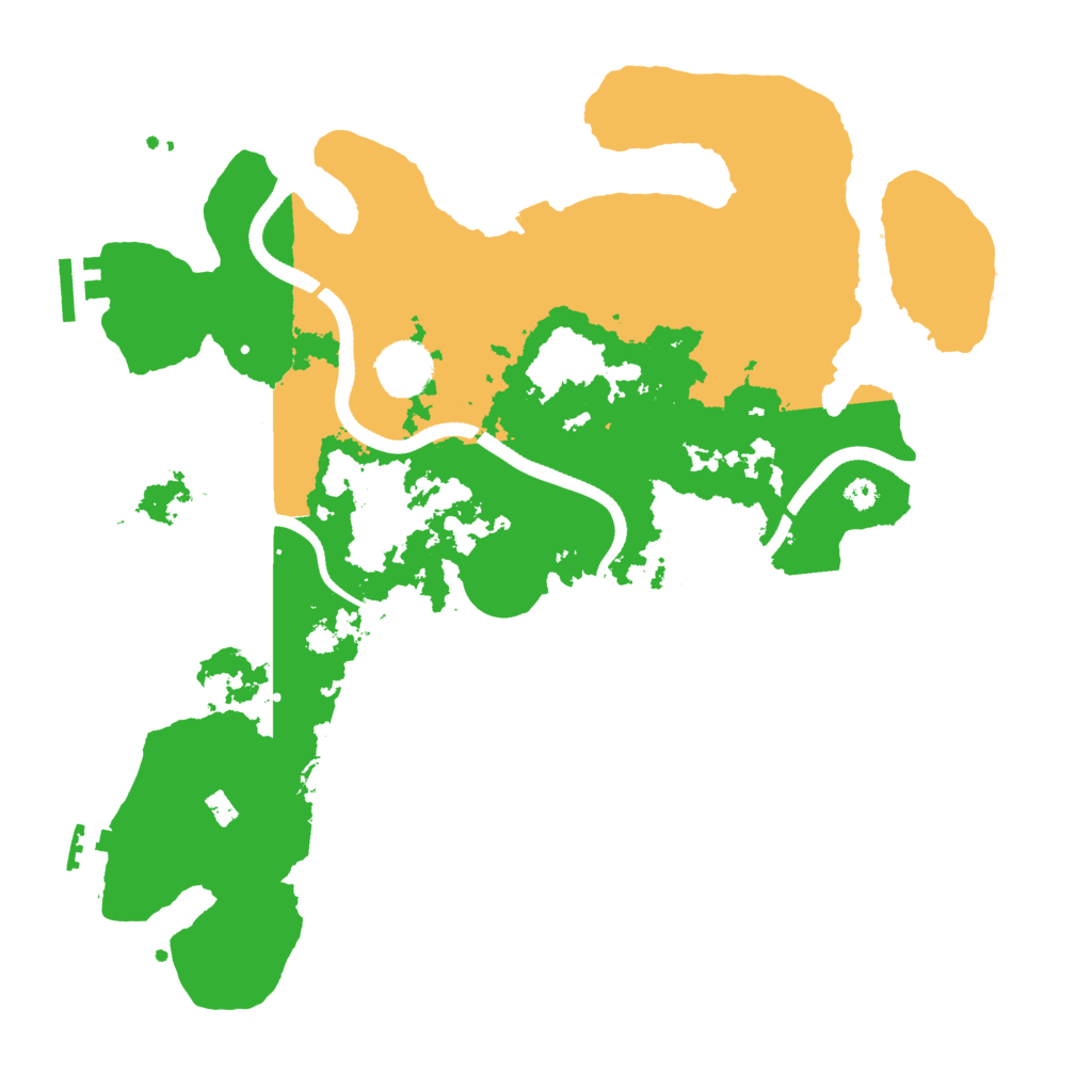 Biome Rust Map: Procedural Map, Size: 3500, Seed: 1539590049