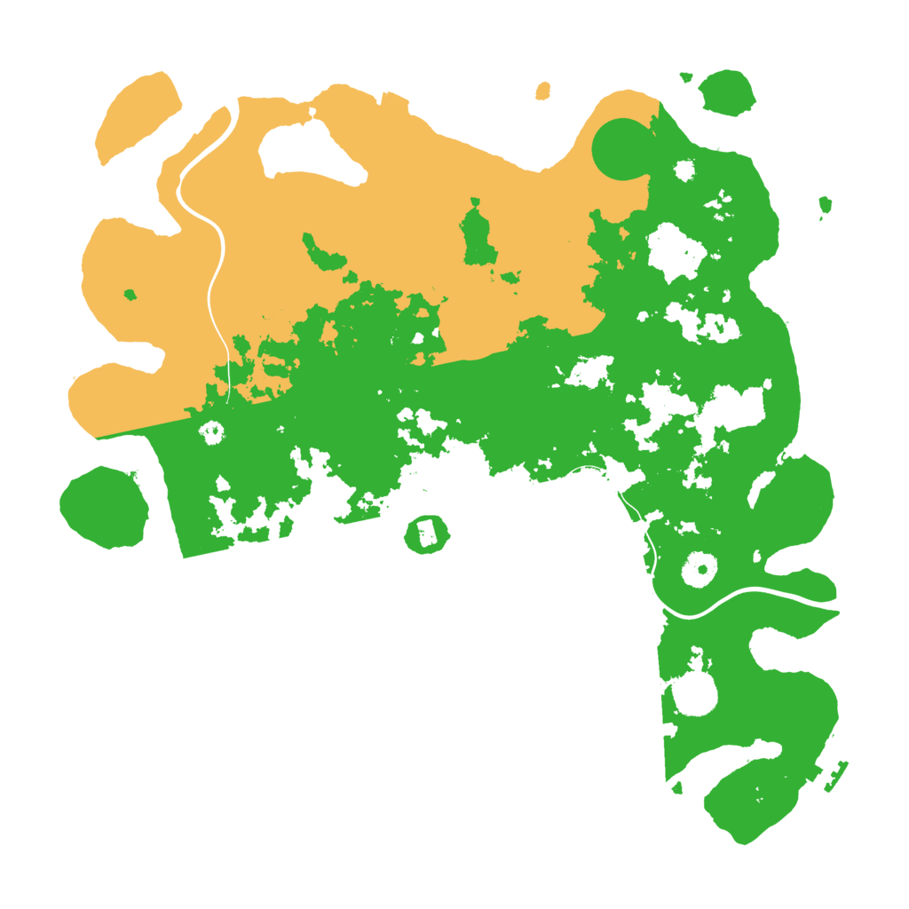 Biome Rust Map: Procedural Map, Size: 3850, Seed: 560435558