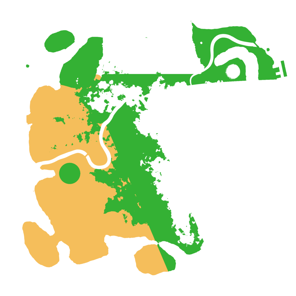 Biome Rust Map: Procedural Map, Size: 3700, Seed: 2082988474