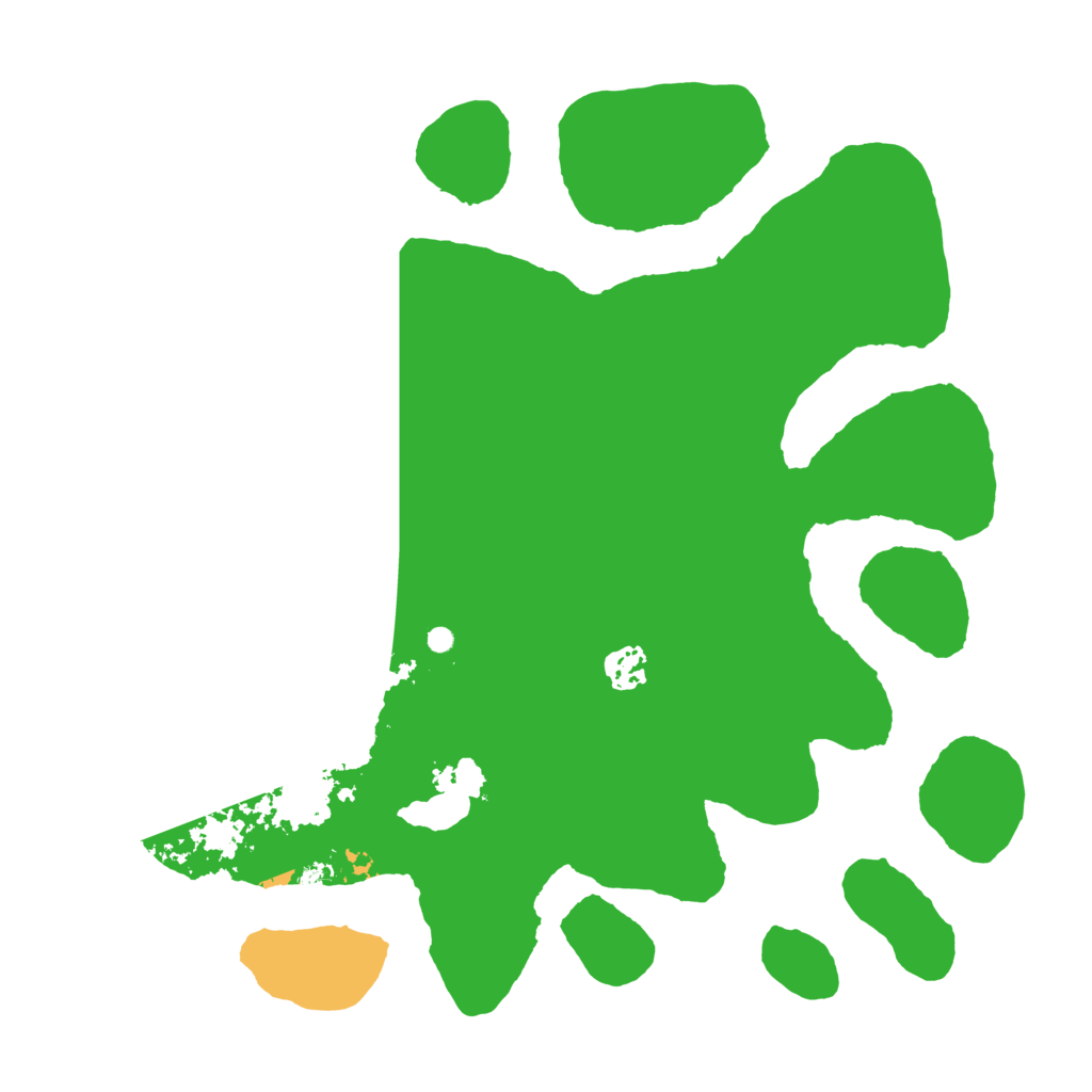 Biome Rust Map: Barren, Size: 3700, Seed: 1414603079