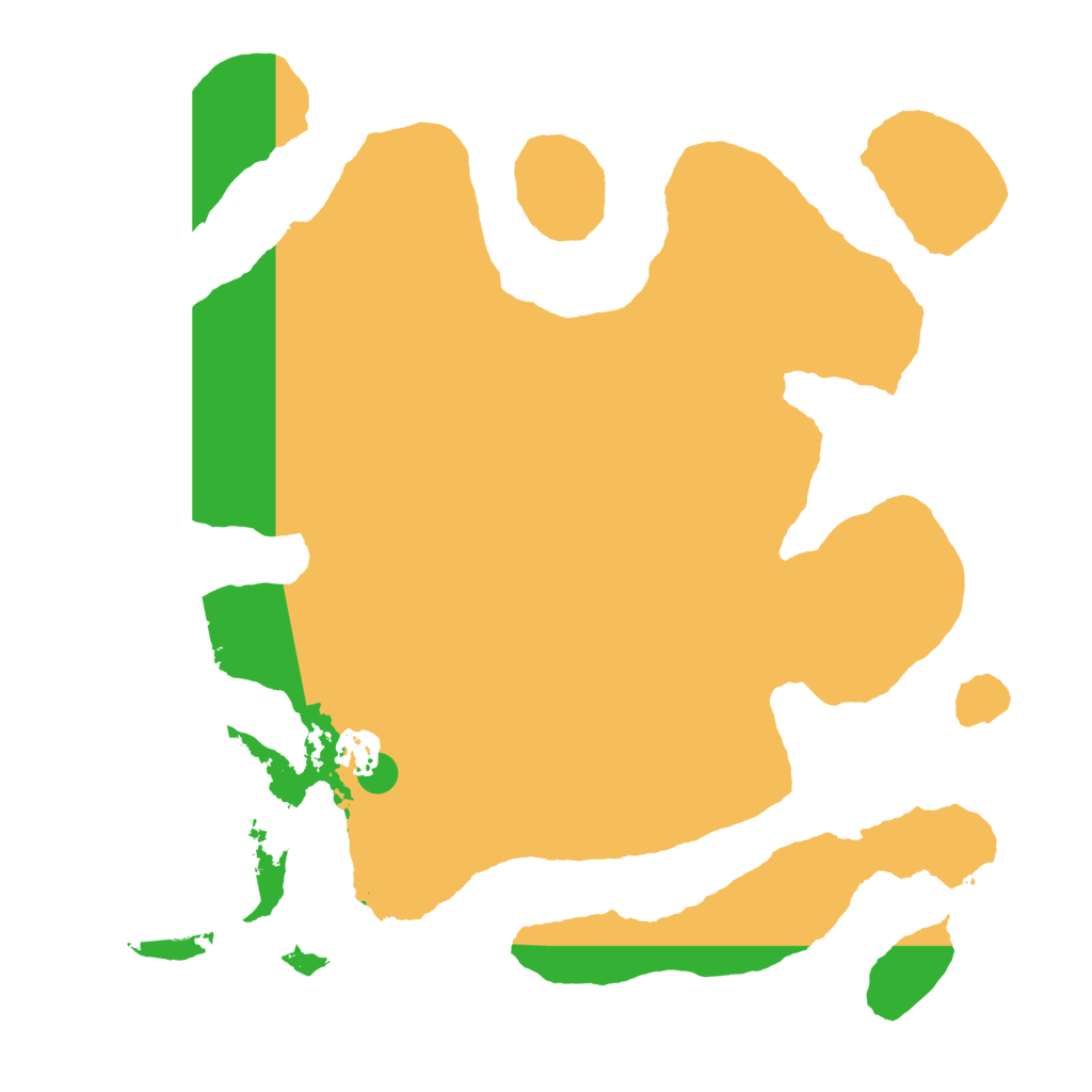 Biome Rust Map: Barren, Size: 3500, Seed: 1756440686