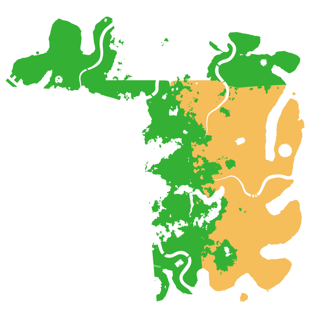 Biome Rust Map: Procedural Map, Size: 4250, Seed: 1351398050