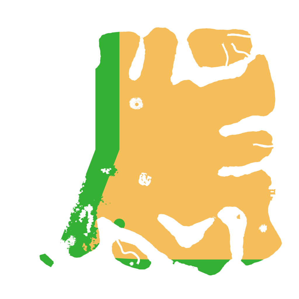 Biome Rust Map: Procedural Map, Size: 3500, Seed: 888889