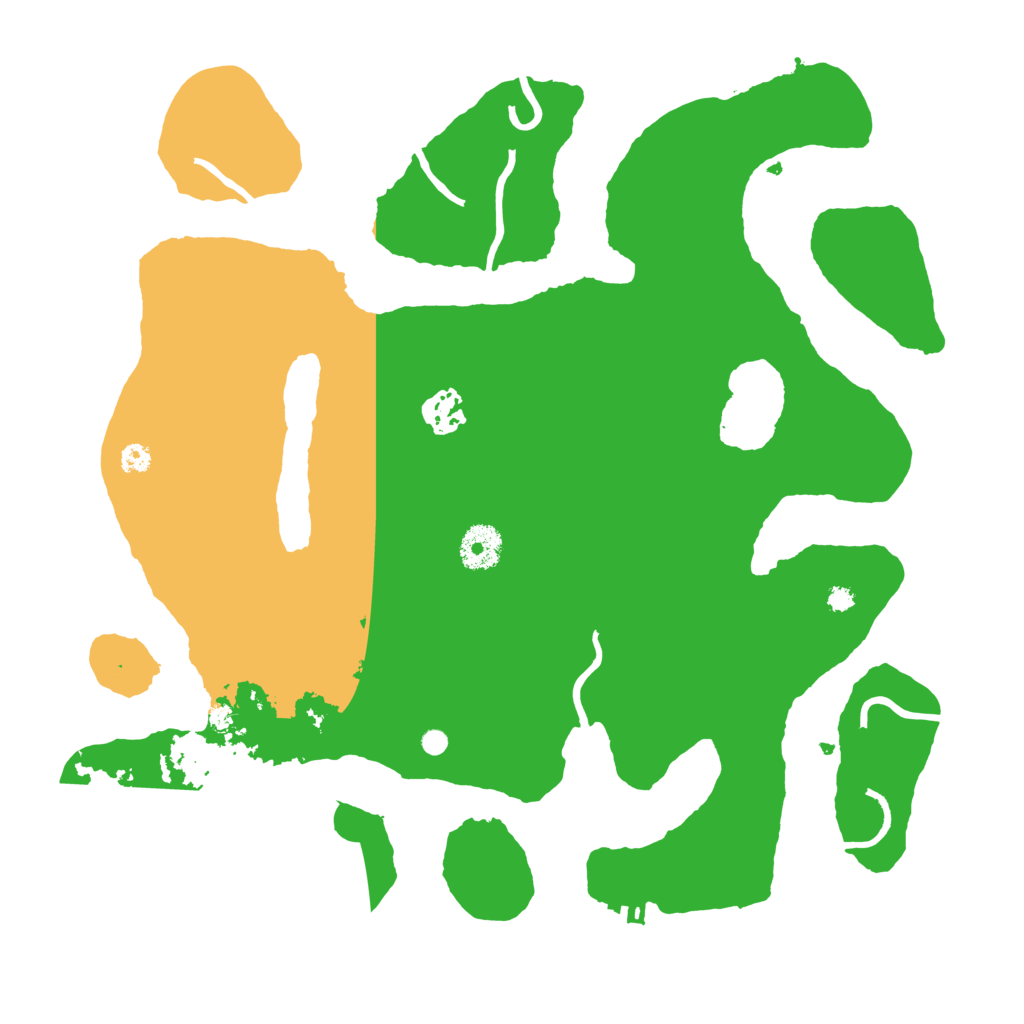 Biome Rust Map: Procedural Map, Size: 3500, Seed: 5138909