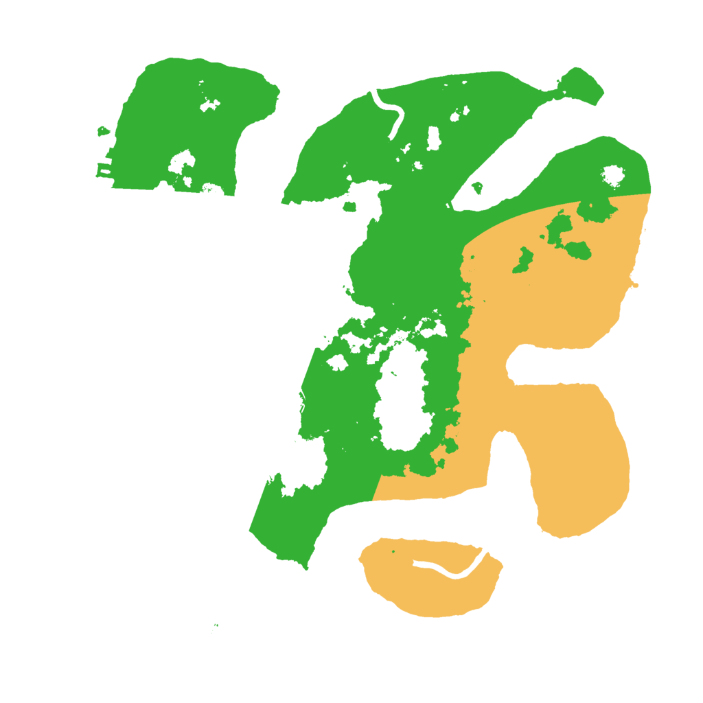 Biome Rust Map: Procedural Map, Size: 3000, Seed: 890783720