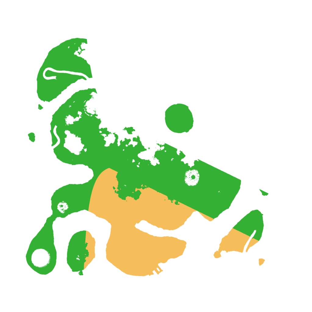 Biome Rust Map: Procedural Map, Size: 3000, Seed: 390426