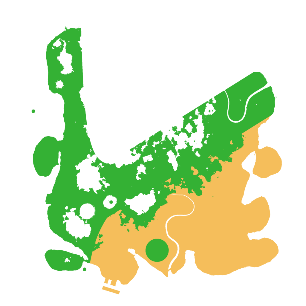 Biome Rust Map: Procedural Map, Size: 3500, Seed: 1936