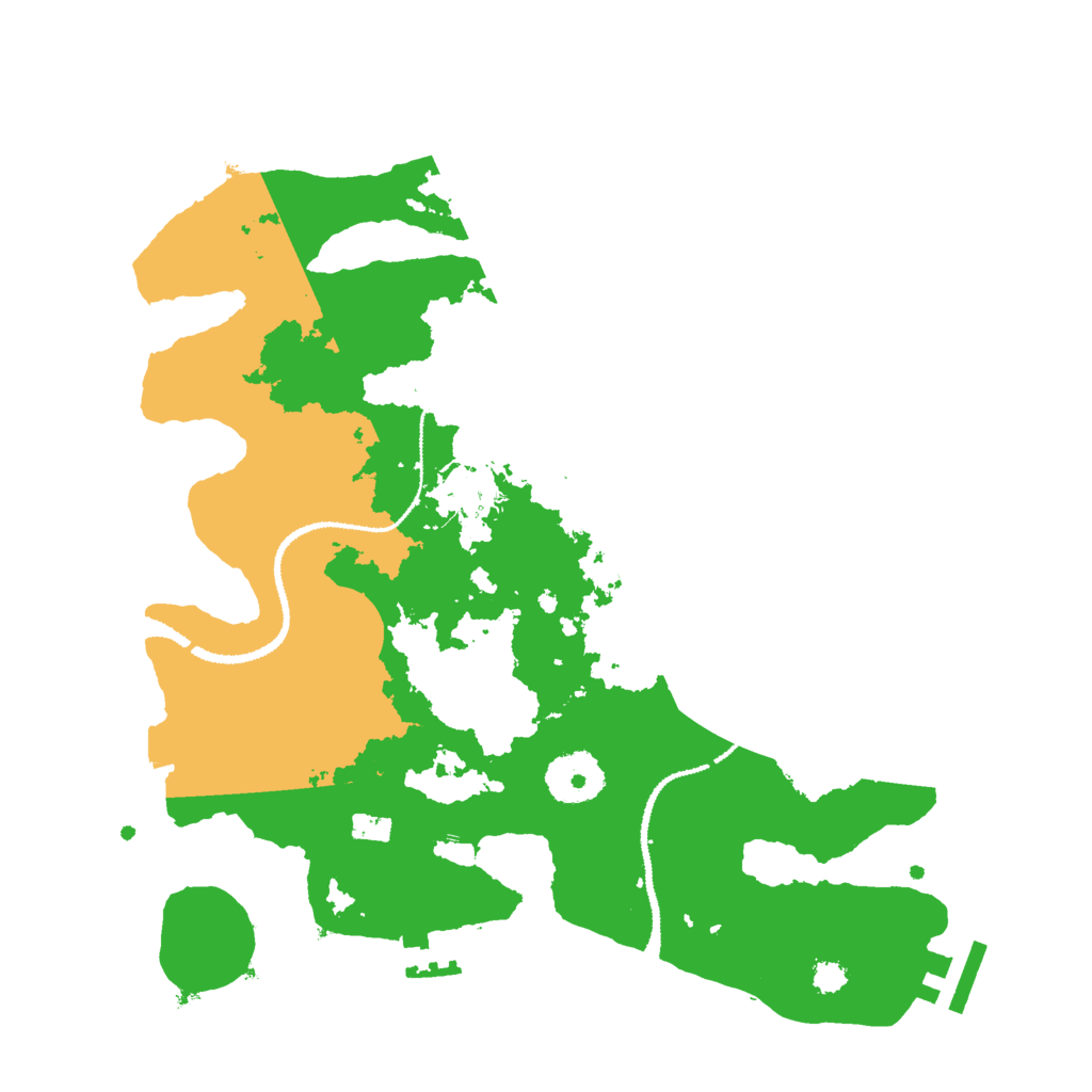 Biome Rust Map: Procedural Map, Size: 3000, Seed: 953475