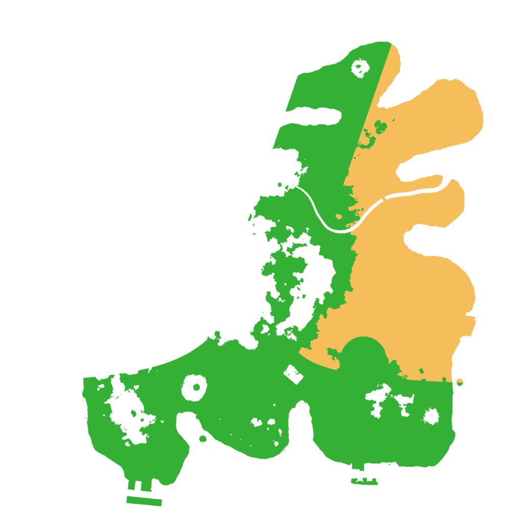 Biome Rust Map: Procedural Map, Size: 3000, Seed: 634056