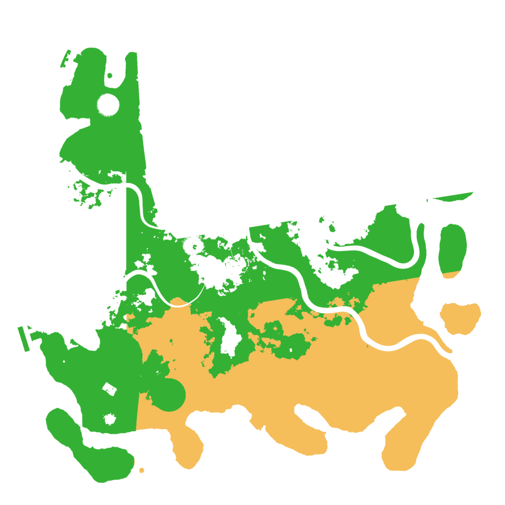 Biome Rust Map: Procedural Map, Size: 3999, Seed: 10000