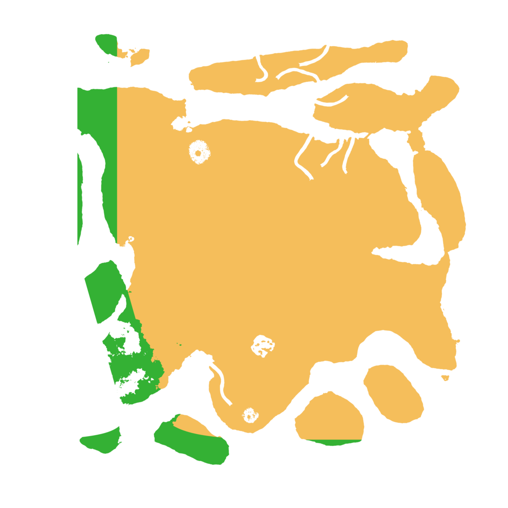 Biome Rust Map: Procedural Map, Size: 3500, Seed: 2029361563