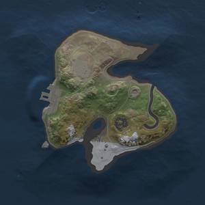 Thumbnail Rust Map: Procedural Map, Size: 1500, Seed: 50, 4 Monuments