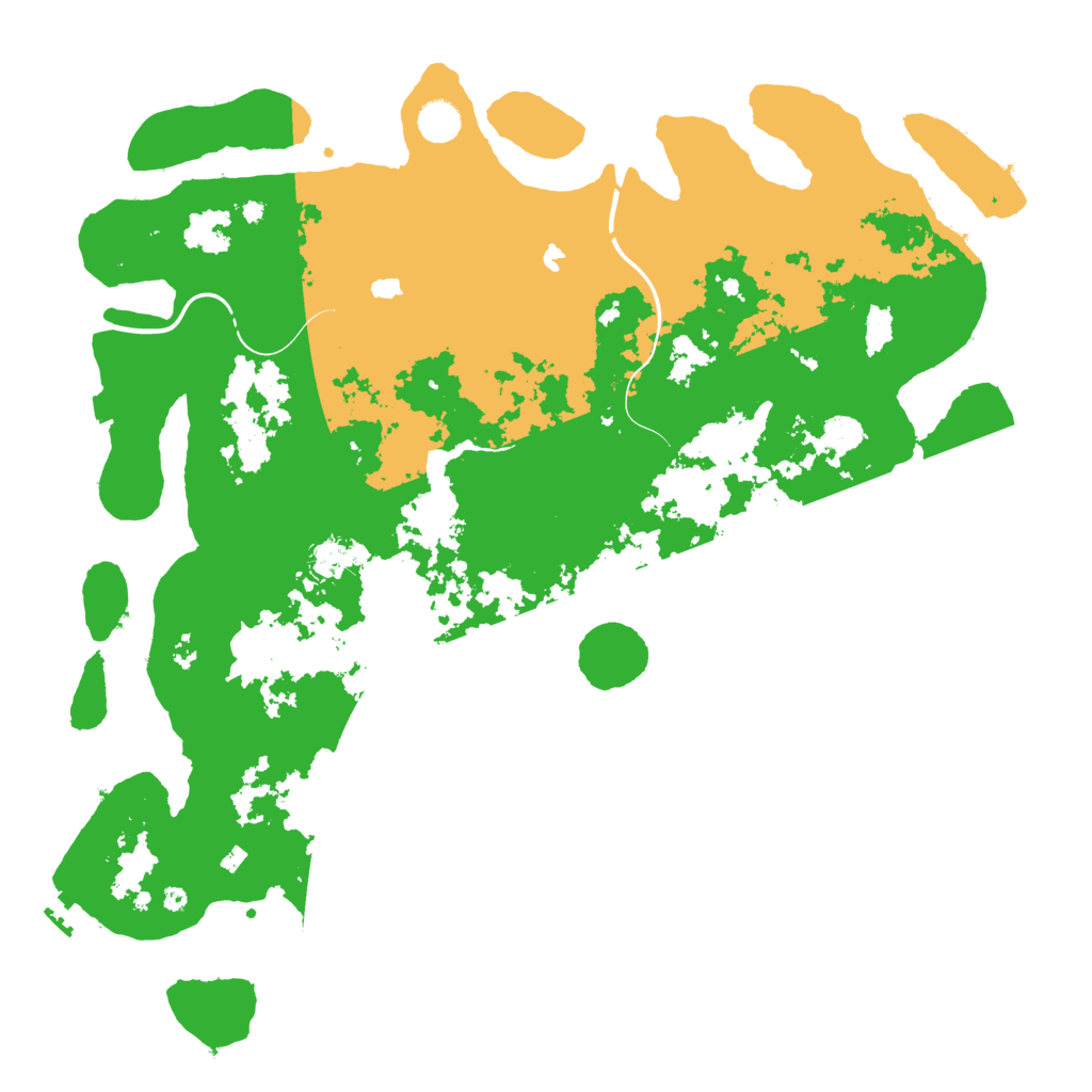 Biome Rust Map: Procedural Map, Size: 4500, Seed: 122561661