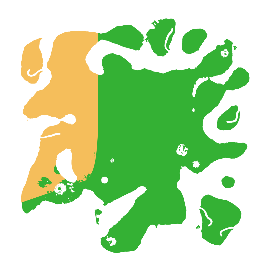 Biome Rust Map: Procedural Map, Size: 3500, Seed: 6224763