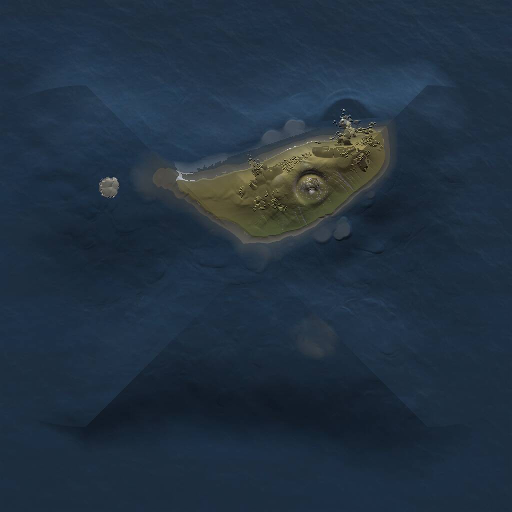 Rust Map: Procedural Map, Size: 1000, Seed: 14078, 1 Monuments