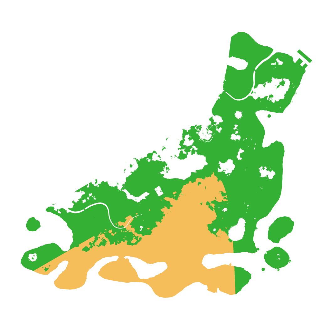 Biome Rust Map: Procedural Map, Size: 3800, Seed: 11428326