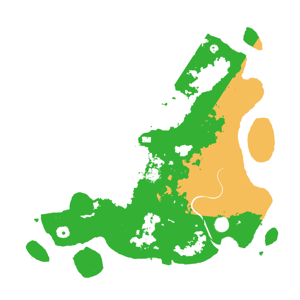 Biome Rust Map: Procedural Map, Size: 3600, Seed: 461345