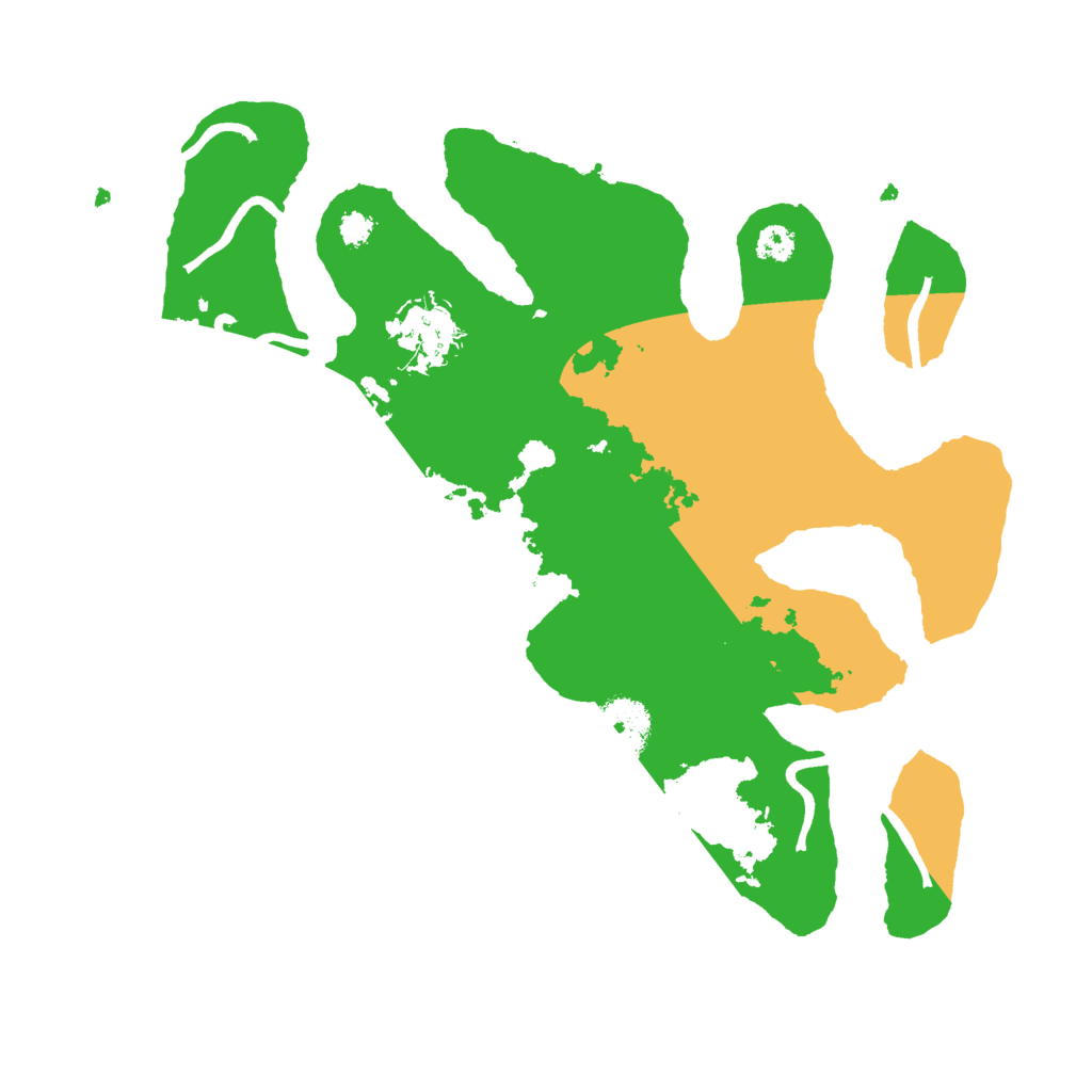 Biome Rust Map: Procedural Map, Size: 3000, Seed: 580874