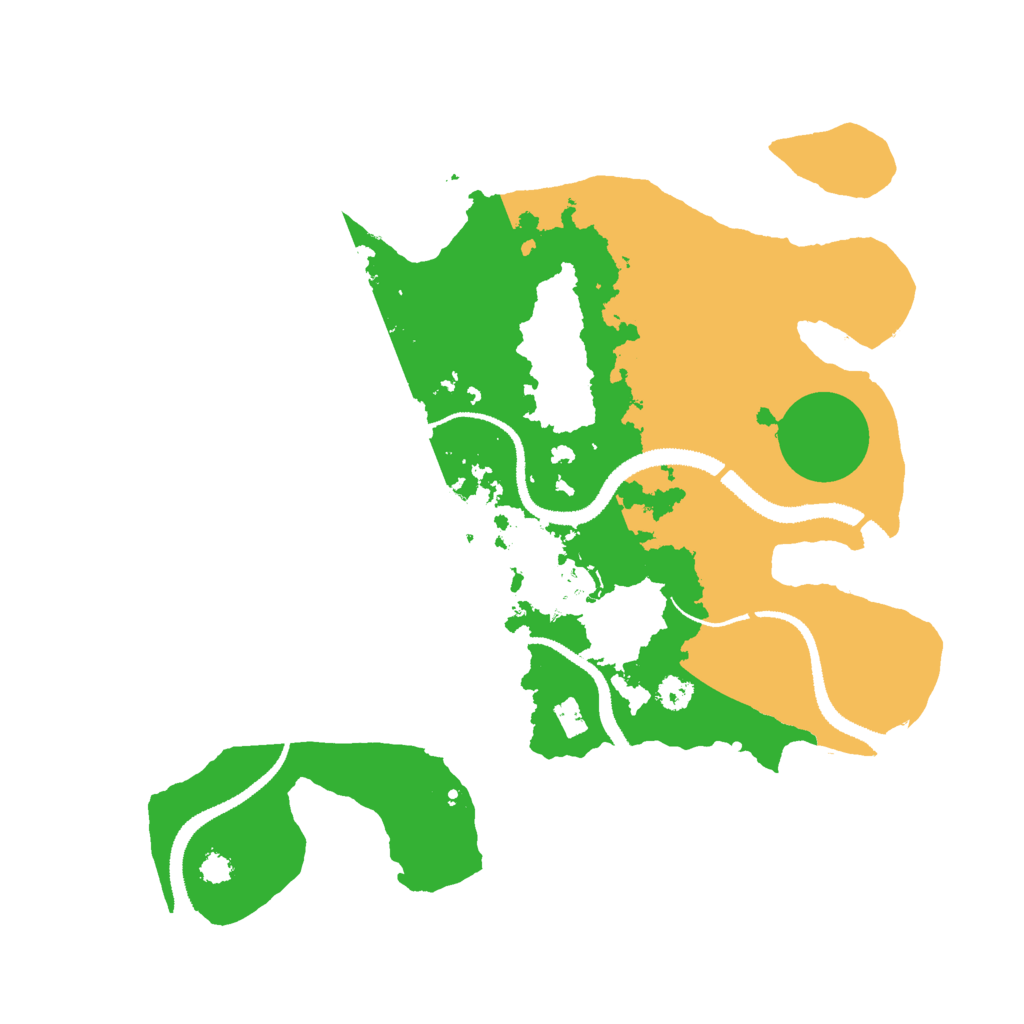 Biome Rust Map: Procedural Map, Size: 3000, Seed: 402394