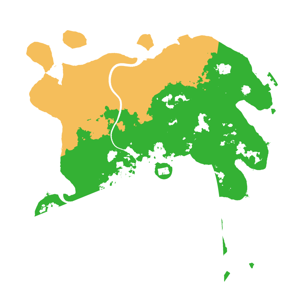 Biome Rust Map: Procedural Map, Size: 3000, Seed: 889040