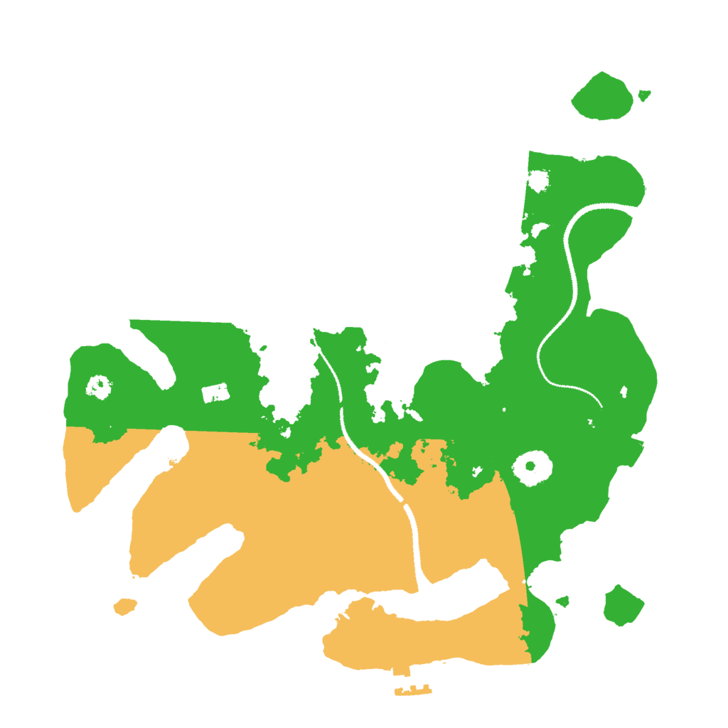 Biome Rust Map: Procedural Map, Size: 3000, Seed: 993092