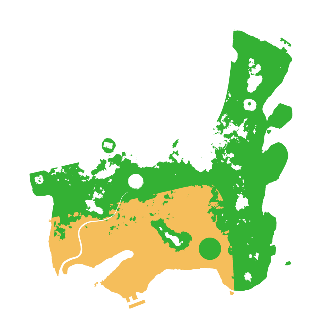 Biome Rust Map: Procedural Map, Size: 3801, Seed: 710594681