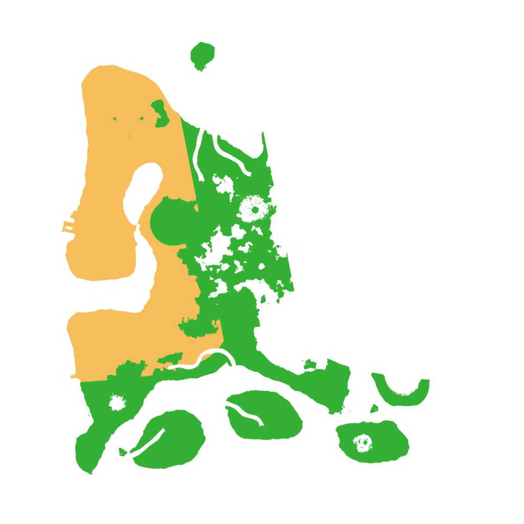 Biome Rust Map: Procedural Map, Size: 3000, Seed: 323761