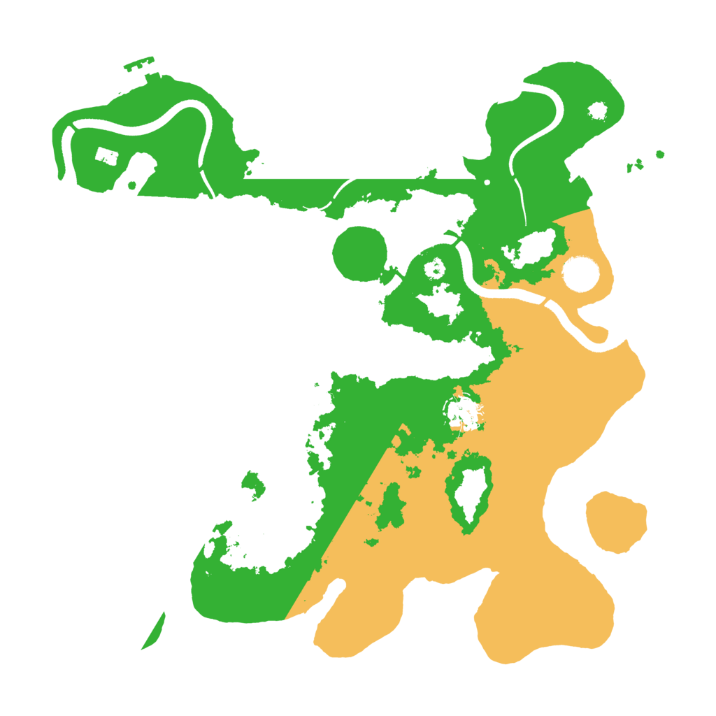 Biome Rust Map: Procedural Map, Size: 3500, Seed: 226067731