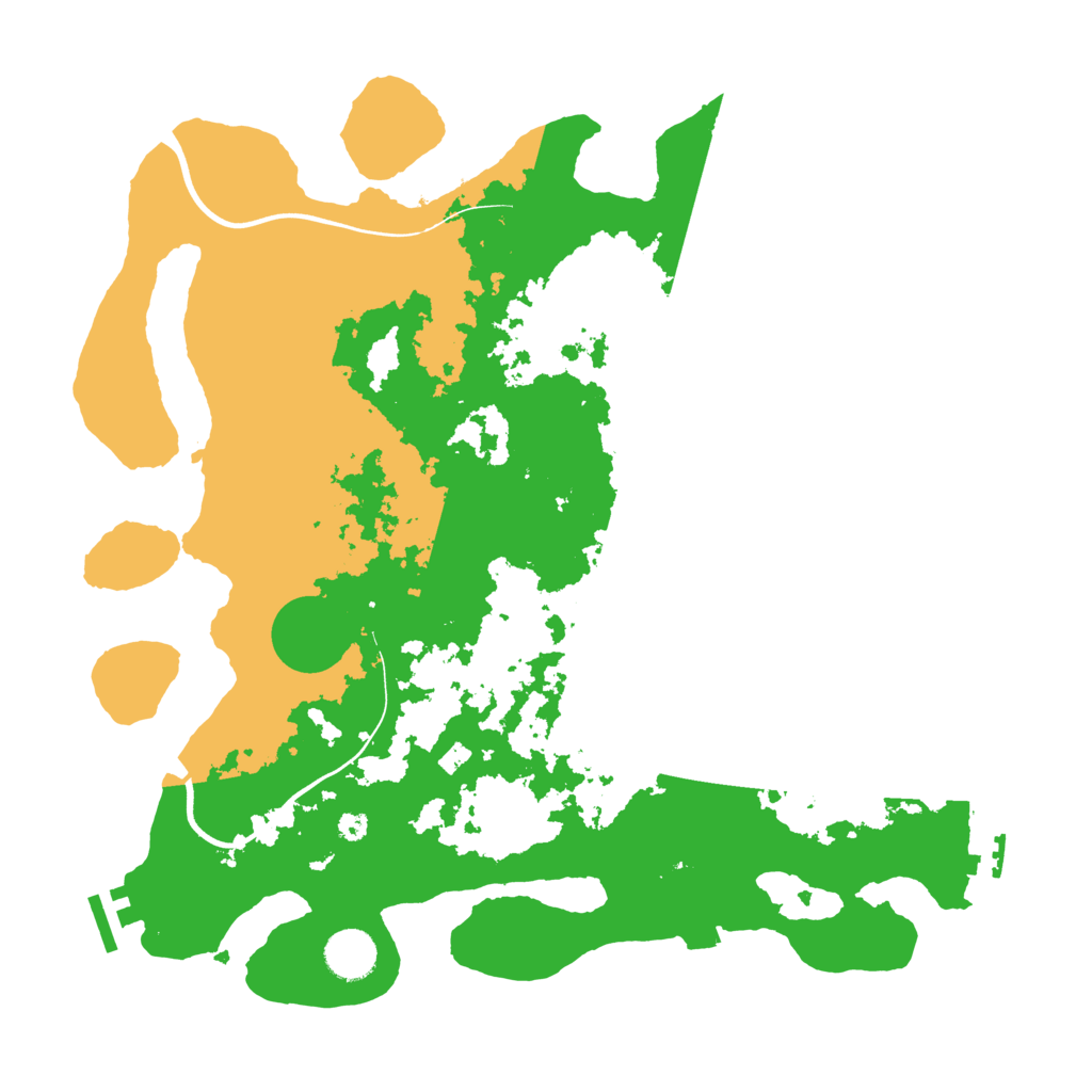 Biome Rust Map: Procedural Map, Size: 3750, Seed: 141565909