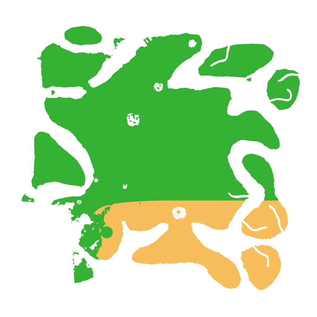 Biome Rust Map: Procedural Map, Size: 3550, Seed: 891076