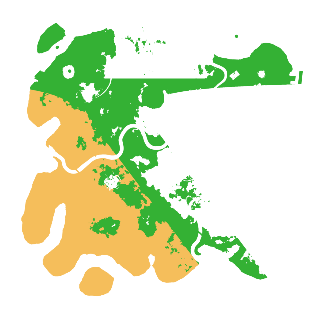 Biome Rust Map: Procedural Map, Size: 3700, Seed: 854695852