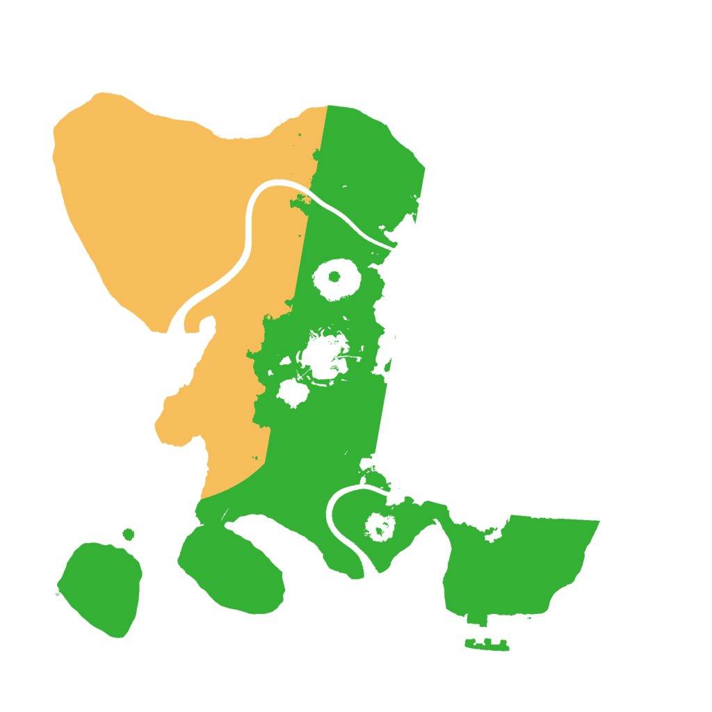 Biome Rust Map: Procedural Map, Size: 2450, Seed: 1668656087