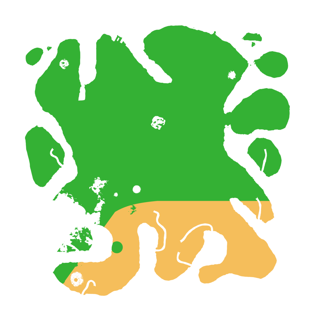 Biome Rust Map: Procedural Map, Size: 3500, Seed: 111221