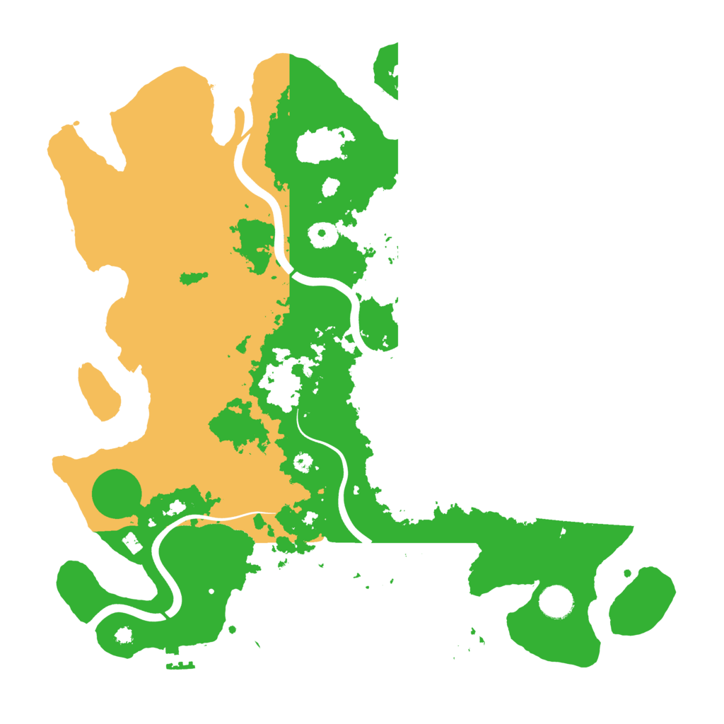 Biome Rust Map: Procedural Map, Size: 3850, Seed: 414538075