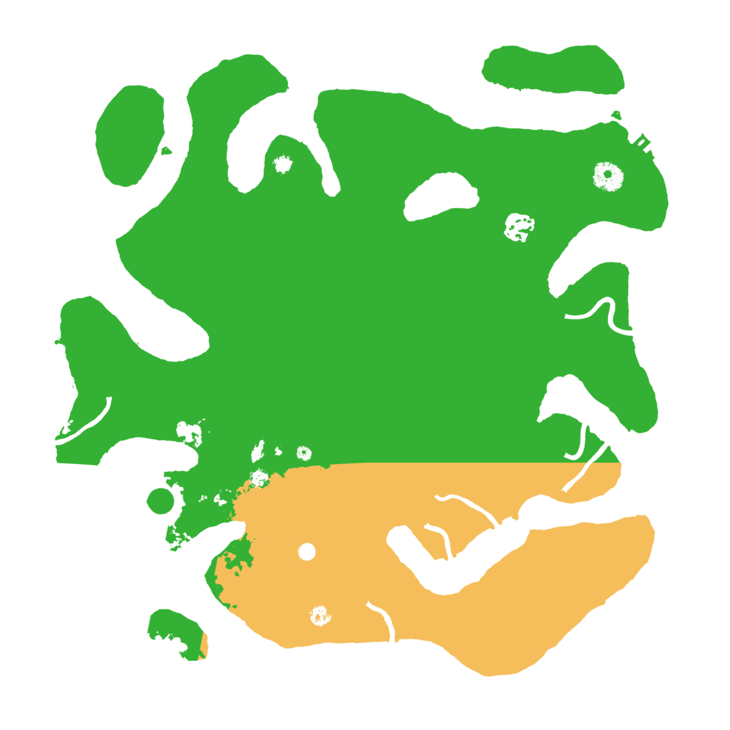 Biome Rust Map: Procedural Map, Size: 3700, Seed: 461243604
