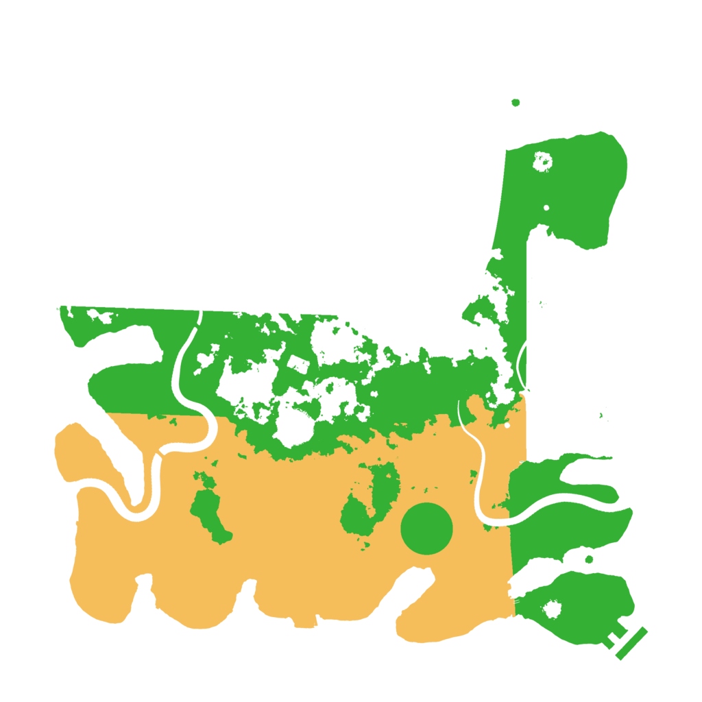 Biome Rust Map: Procedural Map, Size: 3550, Seed: 320766