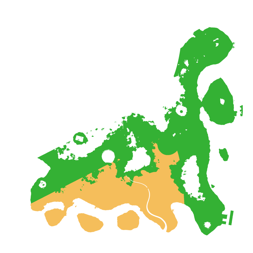 Biome Rust Map: Procedural Map, Size: 3500, Seed: 241888049