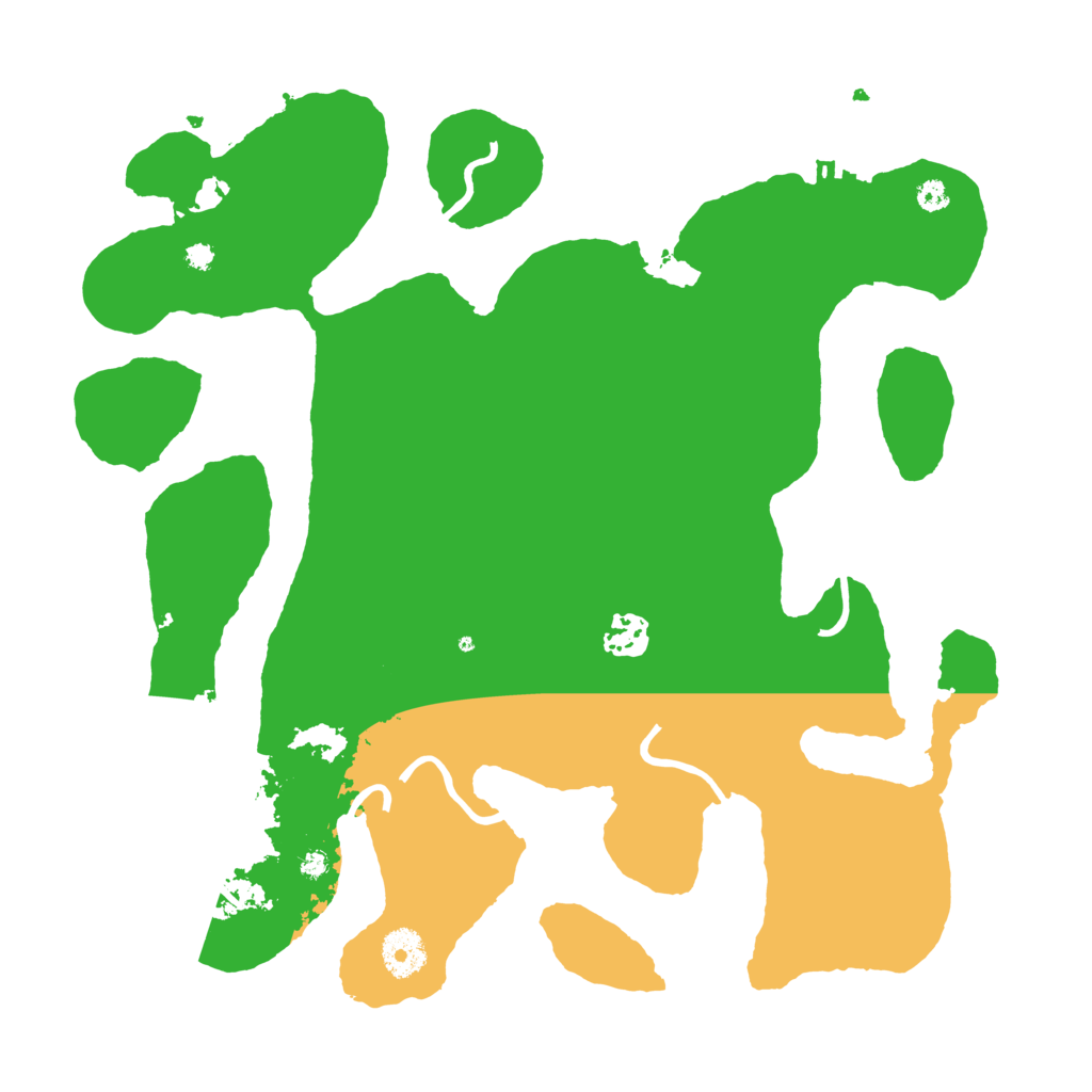 Biome Rust Map: Procedural Map, Size: 3550, Seed: 697999