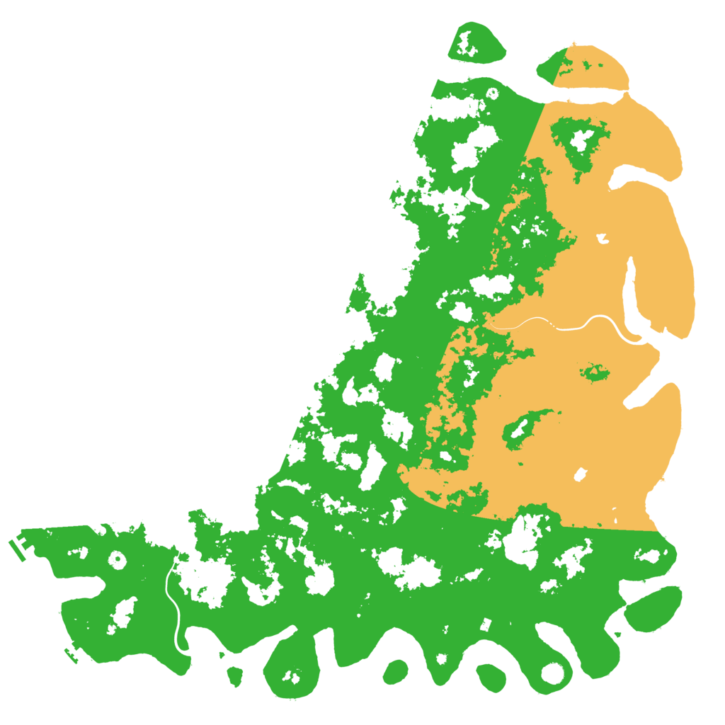 Biome Rust Map: Procedural Map, Size: 6000, Seed: 478205013